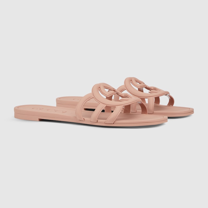 Women’s Interlocking G slide sandal - Image 1